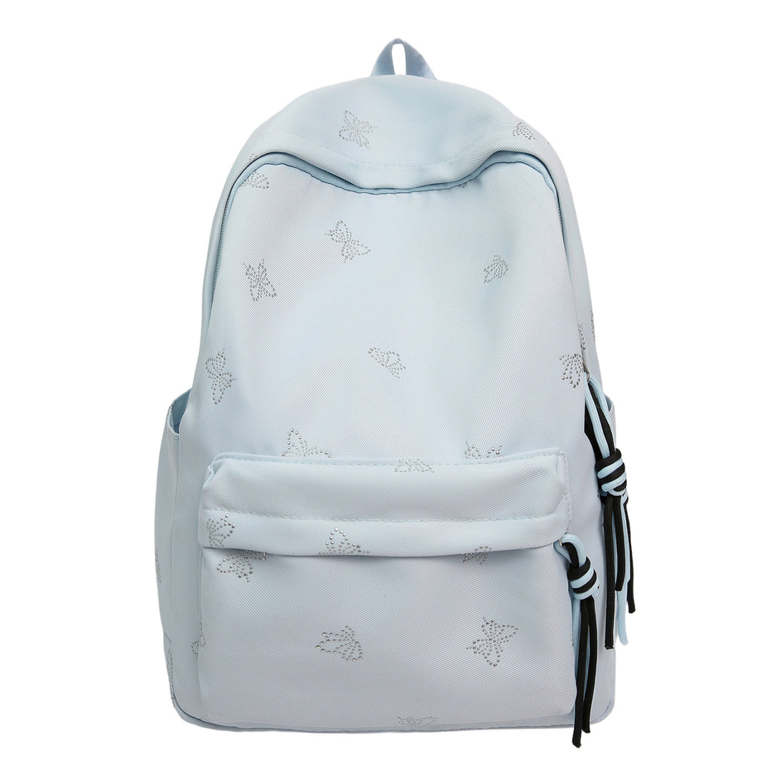 Backpack with Glittering Applications Bowlift