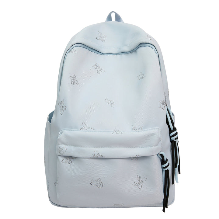 Backpack with Glittering Applications Bowlift