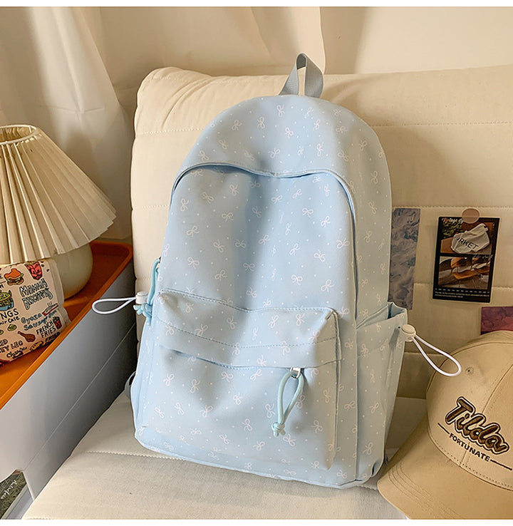 Cute Floral Print Backpack Bowlift