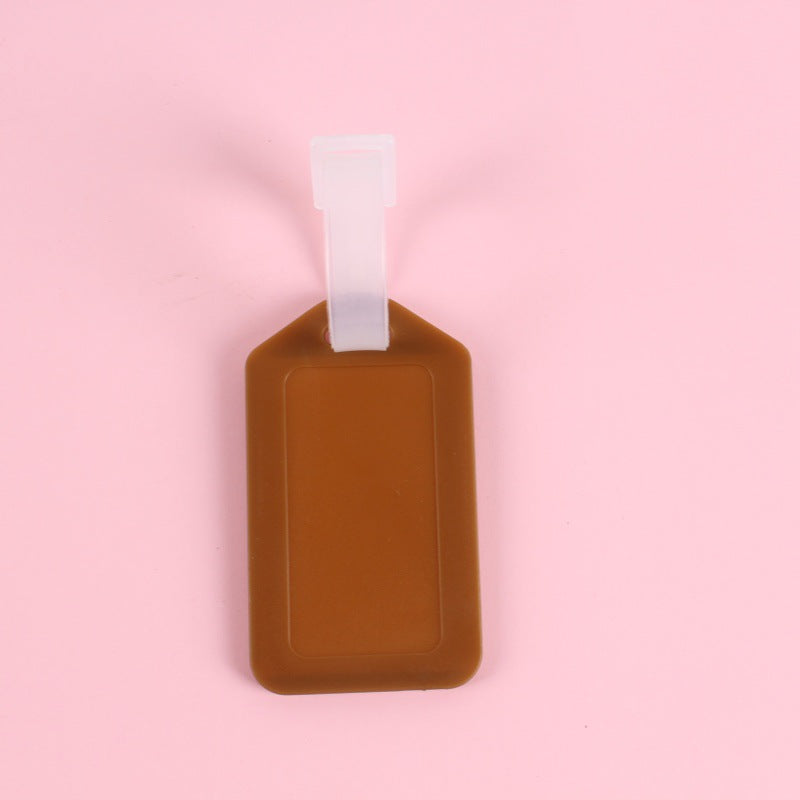 Unisex flexible silicone luggage tag Bowlift