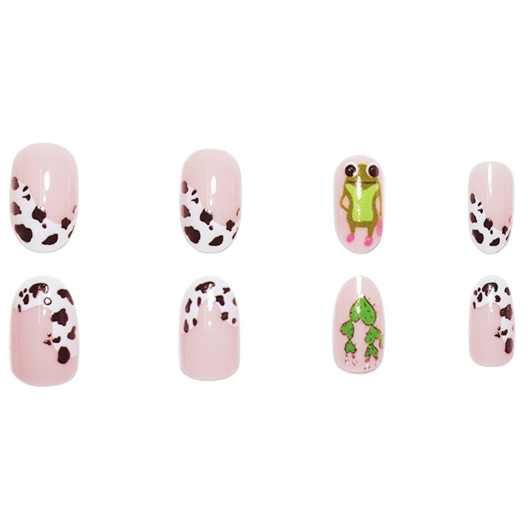 Playful Animal-Themed Press-On Nail Art Bowlift