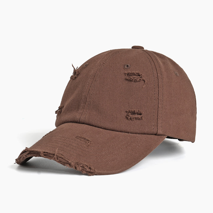 Women's fashionable baseball cap with destroyed look Bowlift