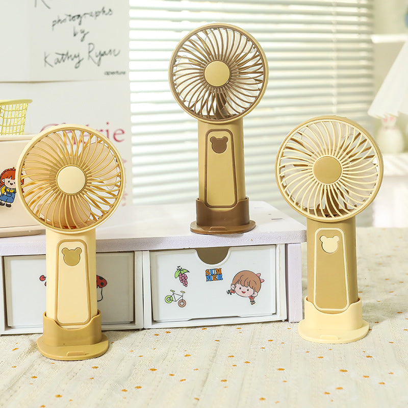 Women's Portable Mini Fan with Flexible Mount and USB Connection Bowlift