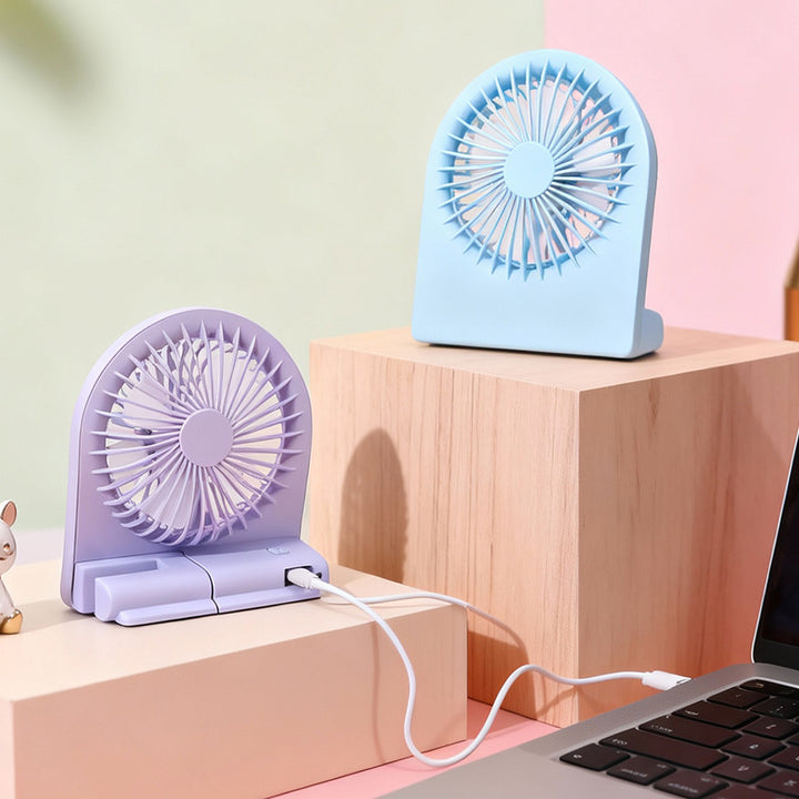 Women's portable USB fan with versatile tilt mechanism Bowlift