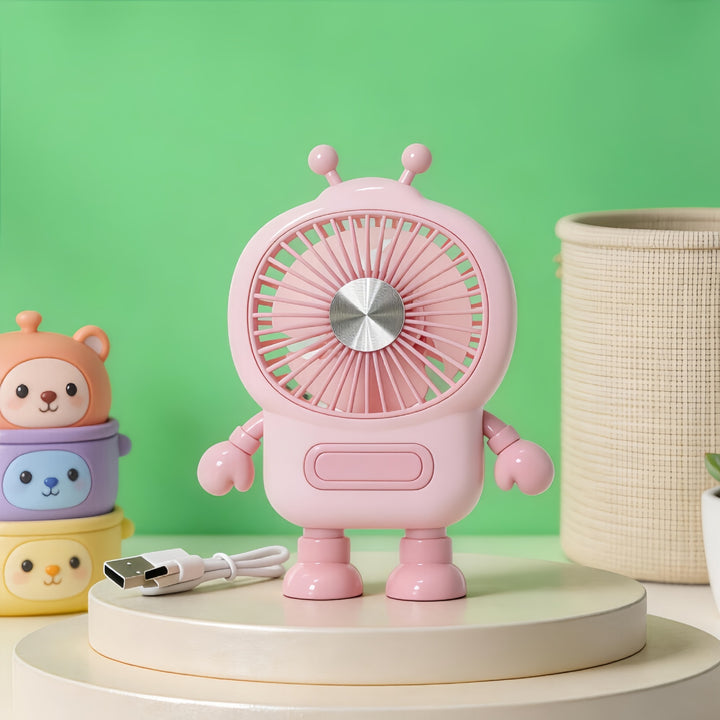 Ladies cute table fan with USB connection Bowlift