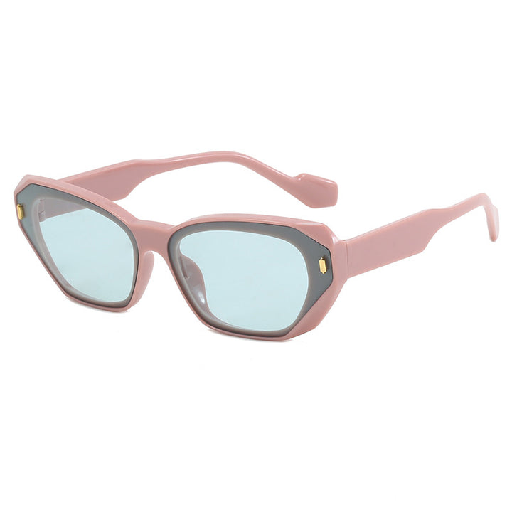 Women’s geometric designer sunglasses with distinctive frame Bowlift