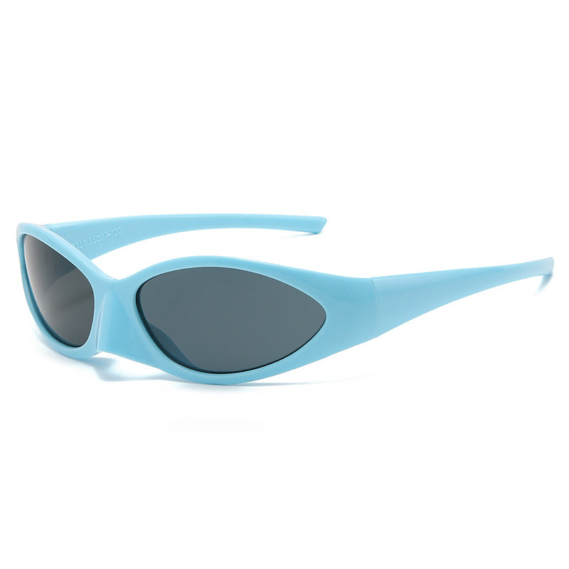 Women's Sporty Sunglasses with Aerodynamic Design Bowlift