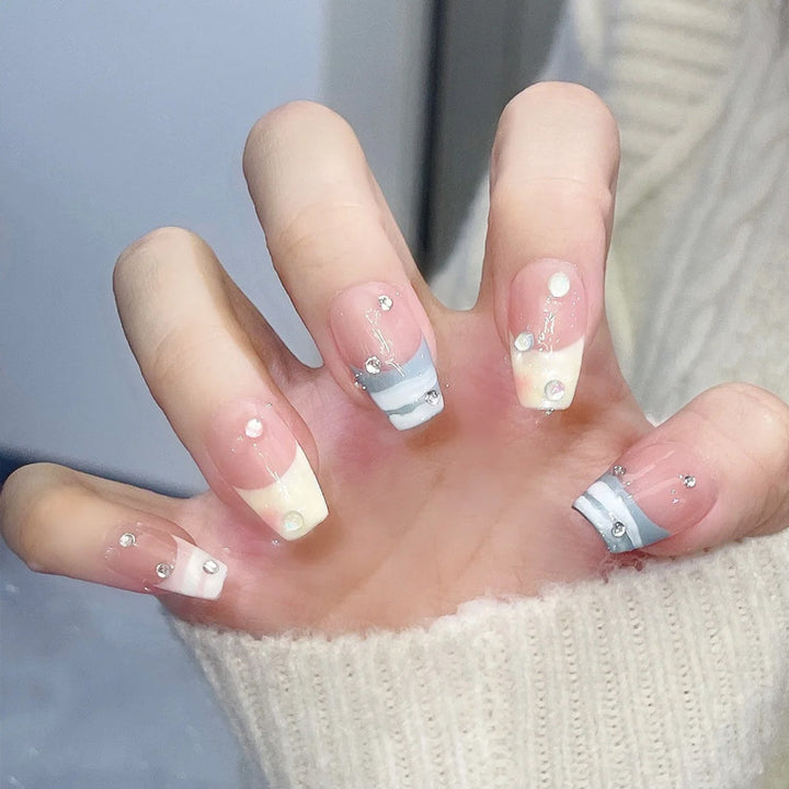 High-Gloss Gel Press-On Nails Bowlift