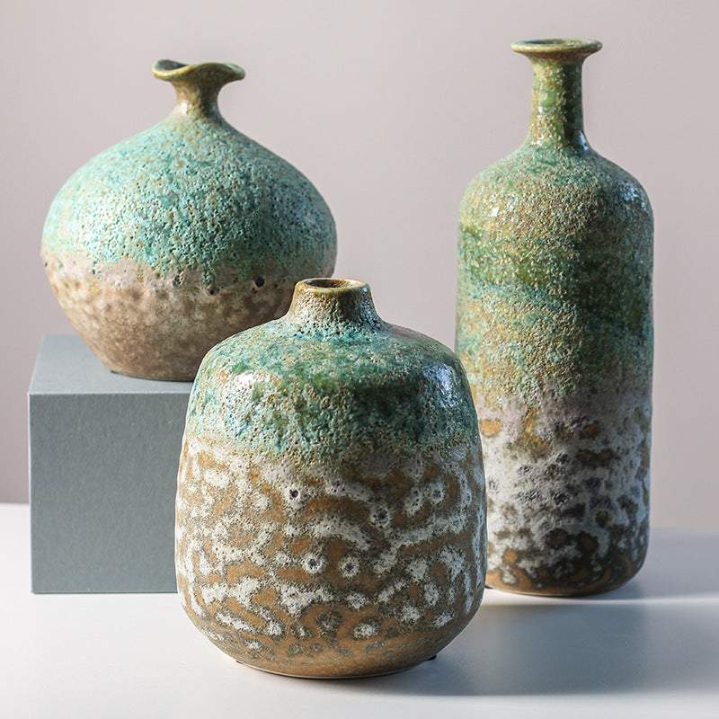 Handcrafted Textured Ceramic Vase