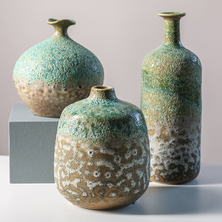 Handcrafted Textured Ceramic Vase
