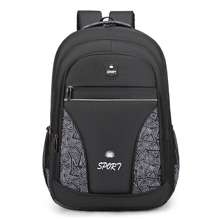 Stylish Geometric Print Backpack Bowlift