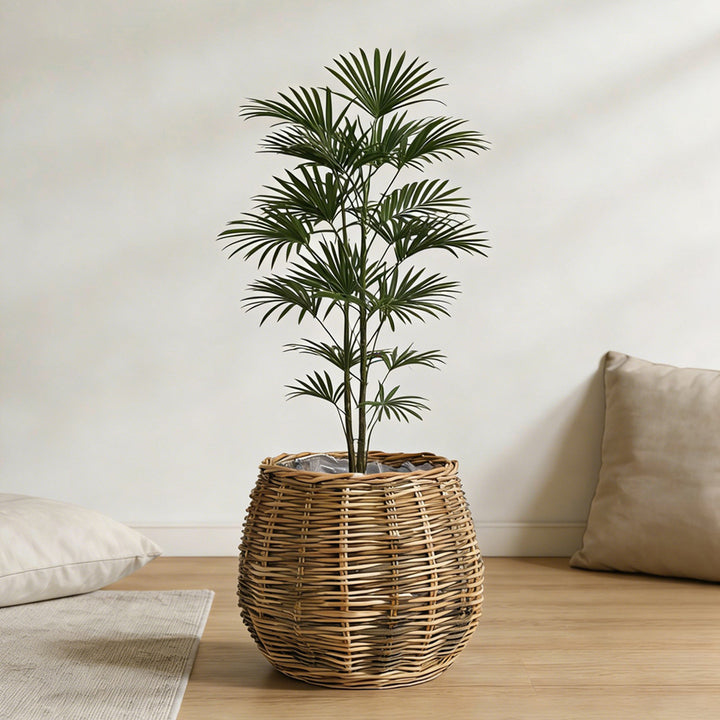 High-quality plant basket made of natural willow Bowlift