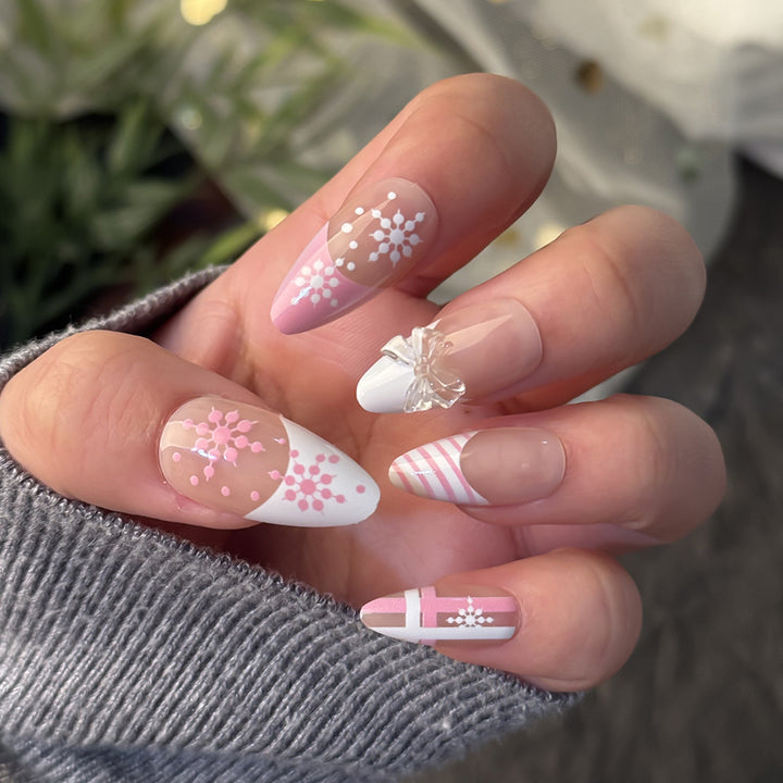 Elegant Press-On Nail Art Kit Bowlift