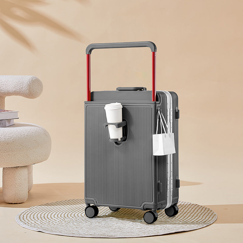 Compact Rolling Cabin Suitcase Bowlift