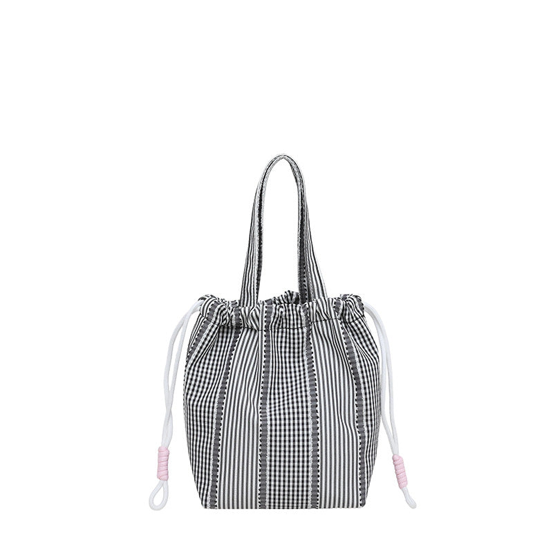 WoDrawstring Utility Tote Bag Bowlift