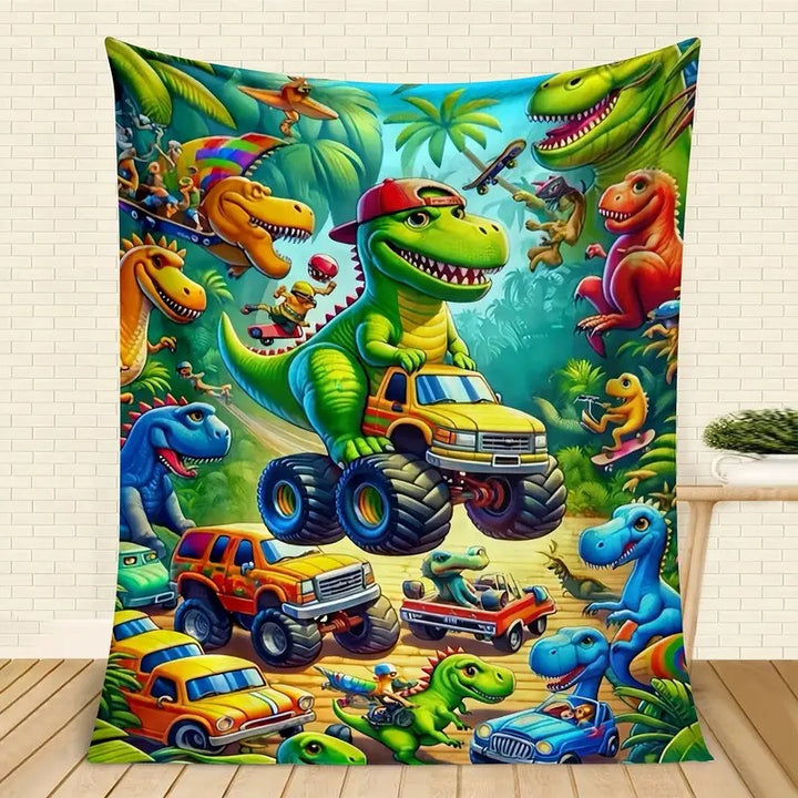 Plush Dinosaur Print