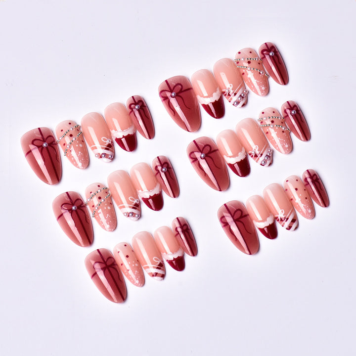 Glamorous Press-On Nail Art Set Bowlift