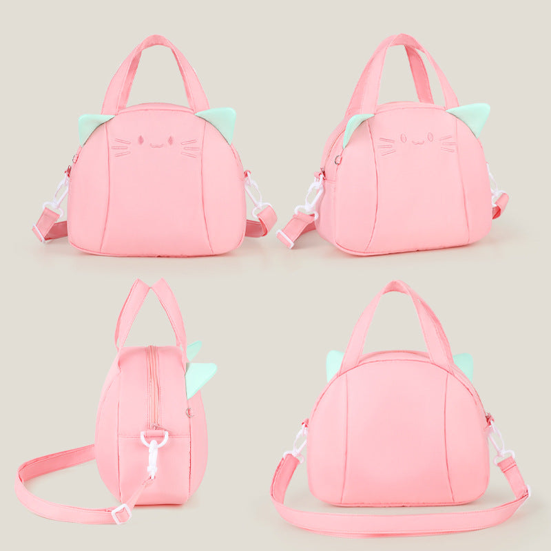 Playful Animal Motif Shoulder Bag Bowlift