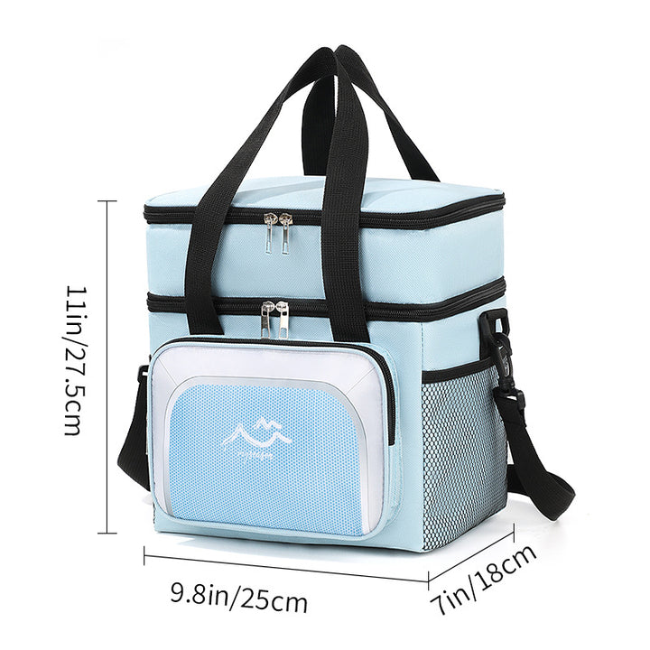 Multi-Compartment Insulated Lunch Cooler Bag Bowlift