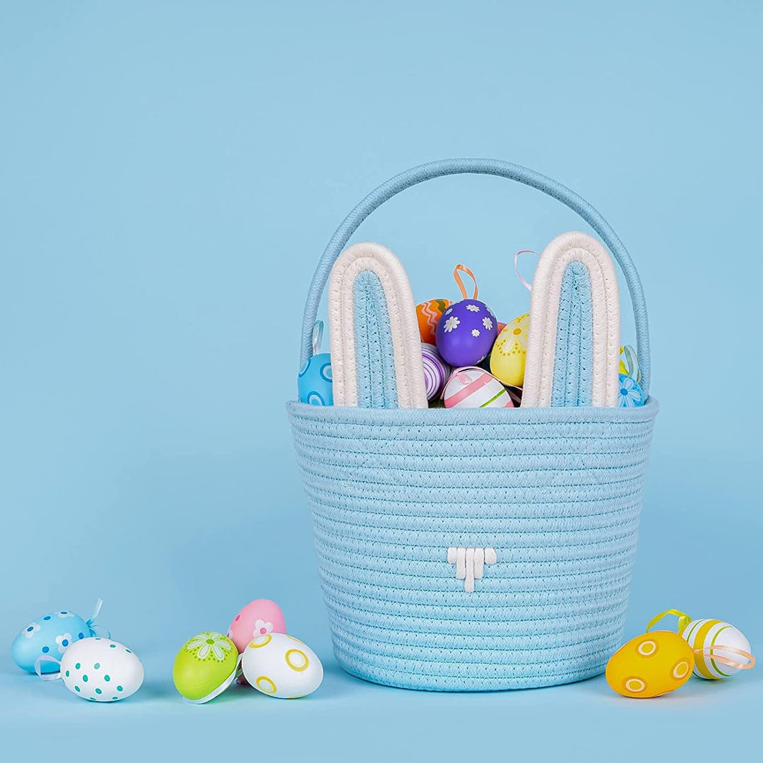 Women cute storage basket with bunny ears Bowlift