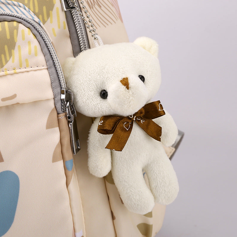 Trendy Abstract Pattern Backpack Bowlift
