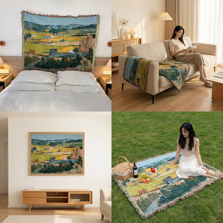 Decorative Artistic Throw Blanket