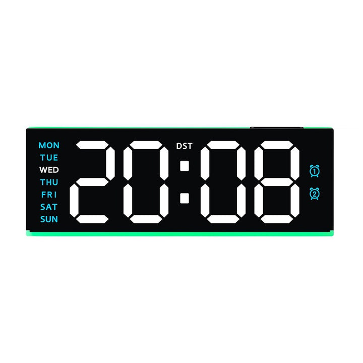 Digital alarm clock with large LED display and dual alarm function Bowlift