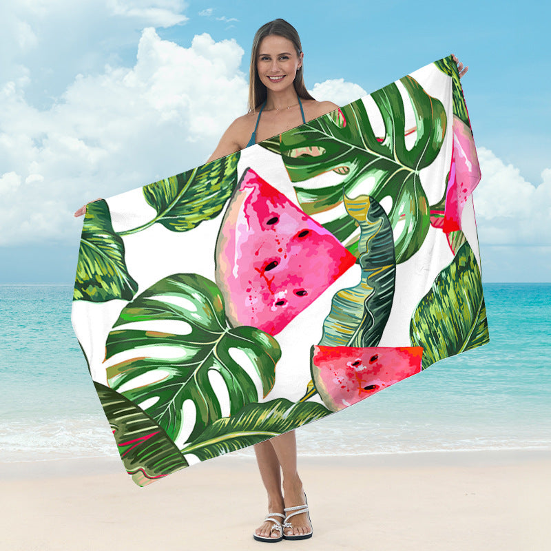 Beach towel with artistic mandala pattern Bowlift