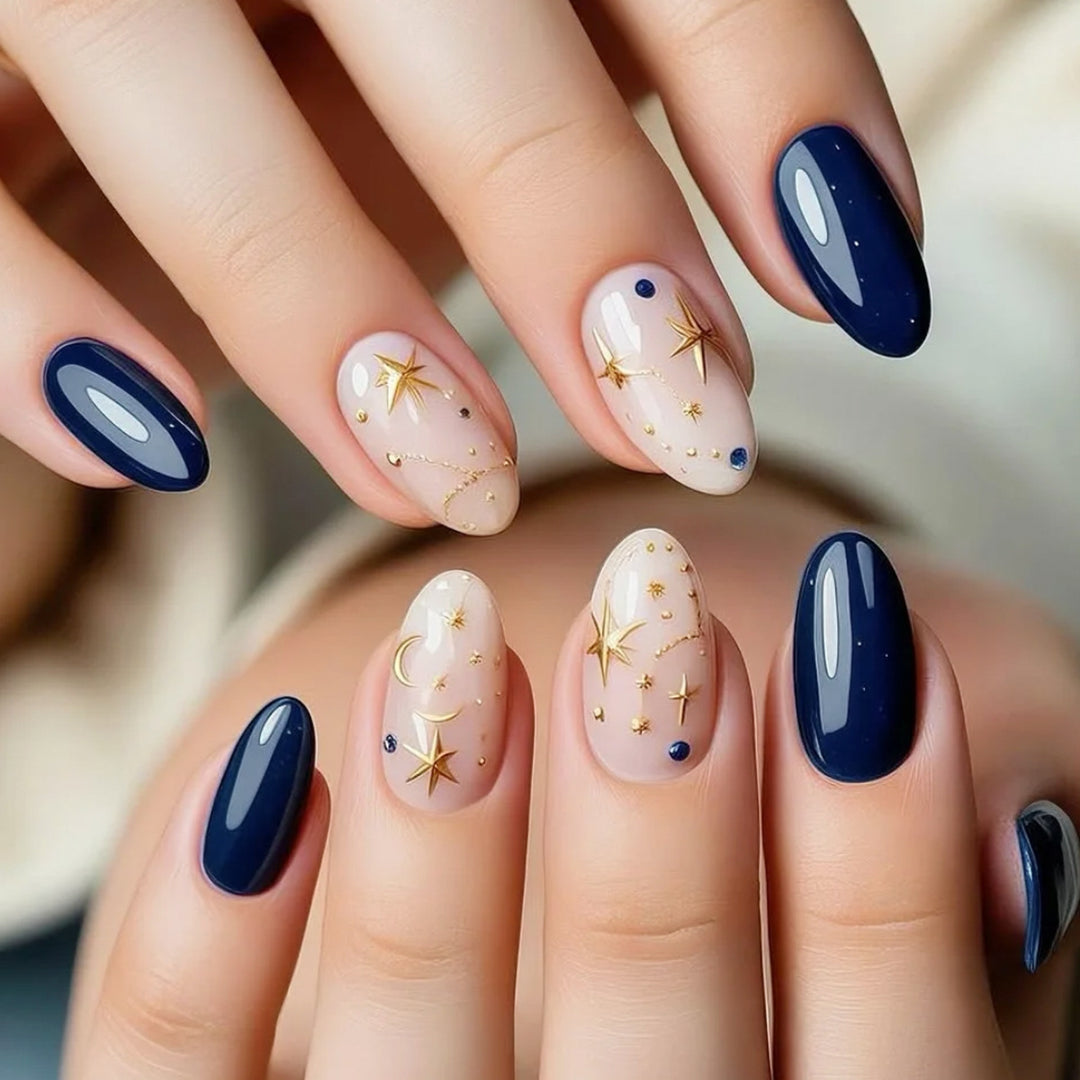 Celestial Nail Art Design Bowlift