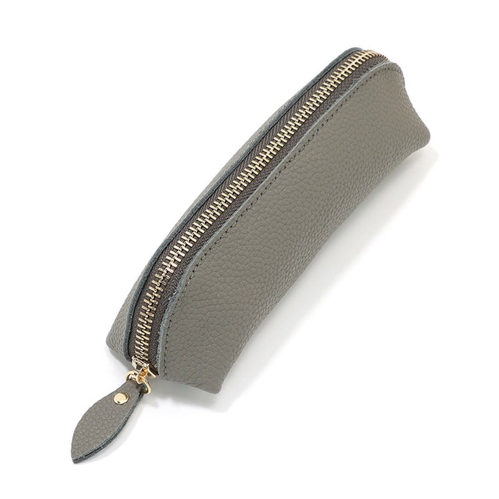 Sleek Leather Pencil Case Bowlift