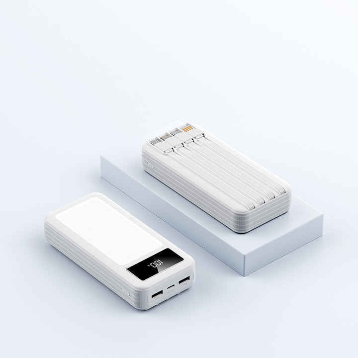 Powerful power bank with intelligent LED charging status management Bowlift