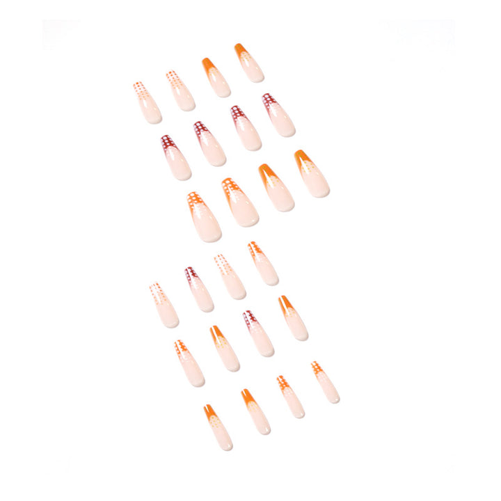 Artful Nail Extensions with Innovative Dot Design Bowlift