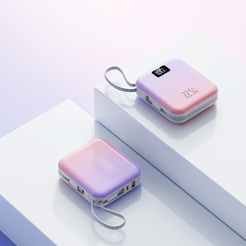 Portable power bank with digital display Bowlift