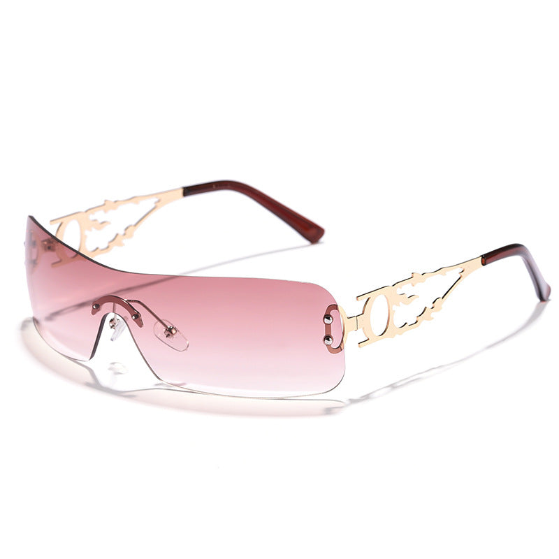 Women's fashionable sports sunglasses with innovative design and UV protection Bowlift