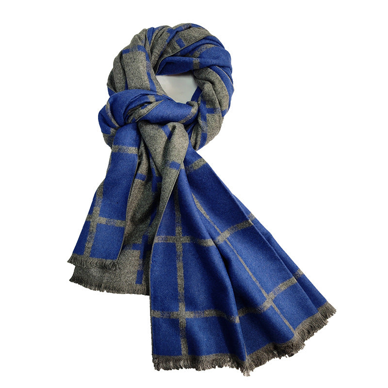 Ladies Elegant and Warm Scarf with Geometric Pattern Bowlift