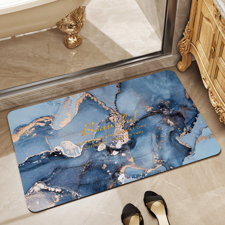 Modern Abstract Leaf Design Area Rug Bowlift