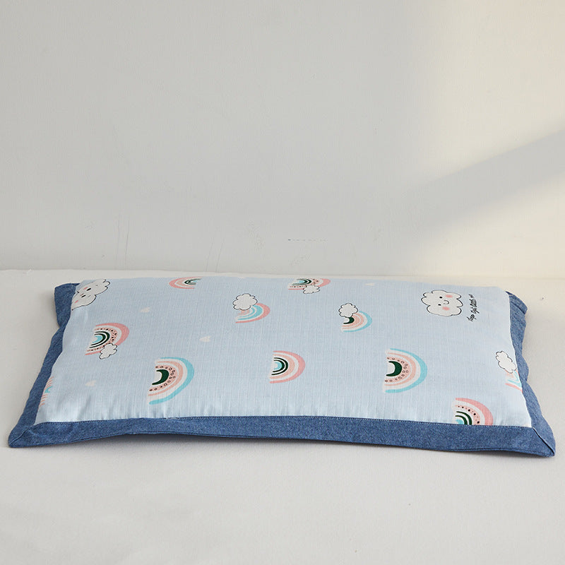 Cozy pillow with colorful rainbow motif Bowlift