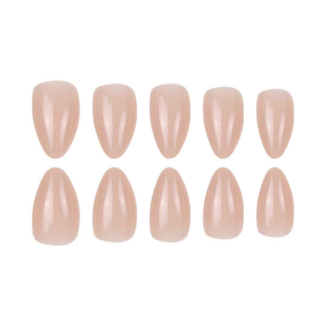 Elegant Gel Press-On Nail Set Bowlift