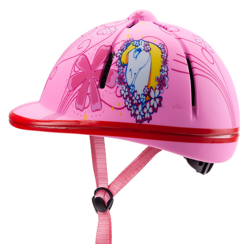 Children's Fun Unicorn Design Safety Helmet Bowlift