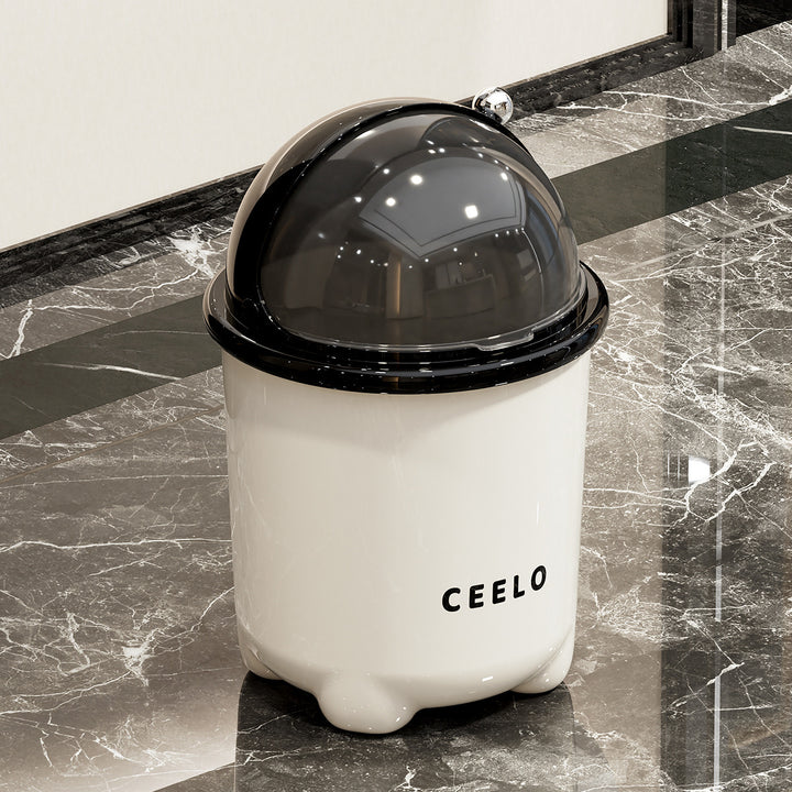Stylish Modern Trash Can with Lid Bowlift