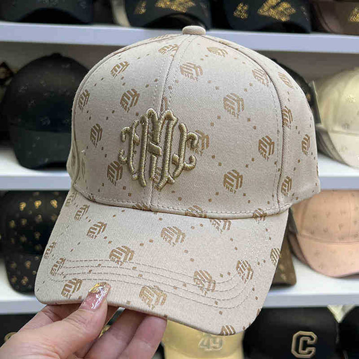 Men's Stylish Monogram Baseball Cap Bowlift