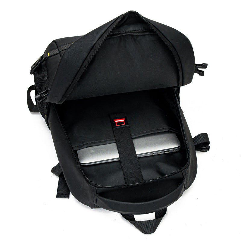 Modern backpack with multidimensional compartments and breathable back Bowlift