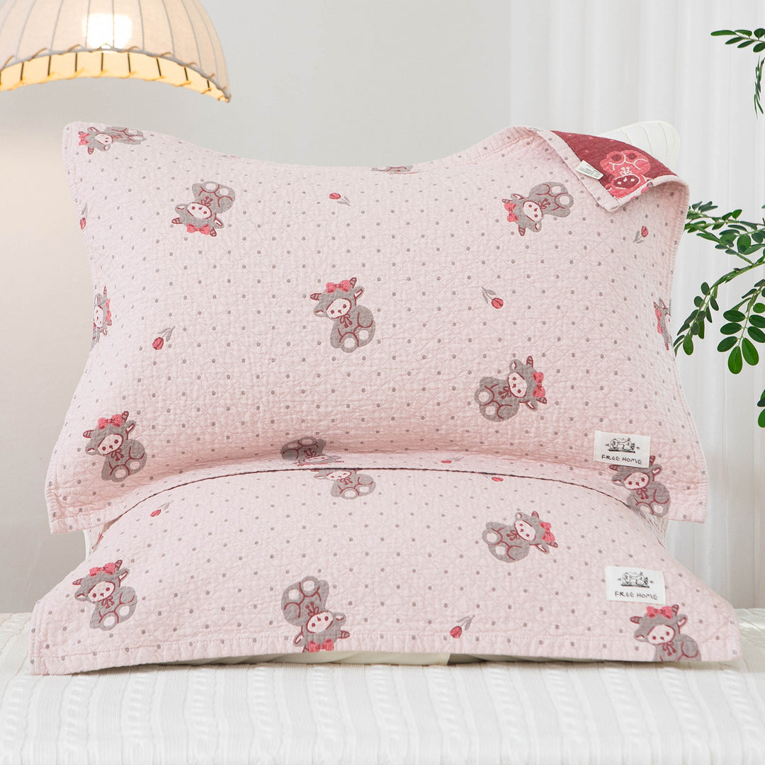 Women's pillowcase with modern checkered pattern Bowlift