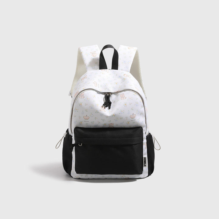 Playful Character Print Backpack Bowlift