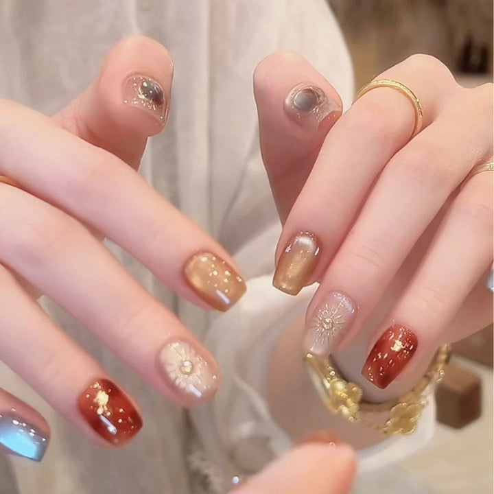 Premium Press-On Nail Art Bowlift