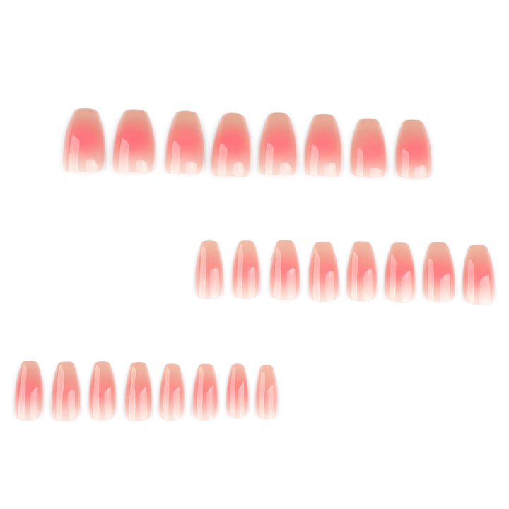 Stylish nail extensions with elegant ombre design Bowlift