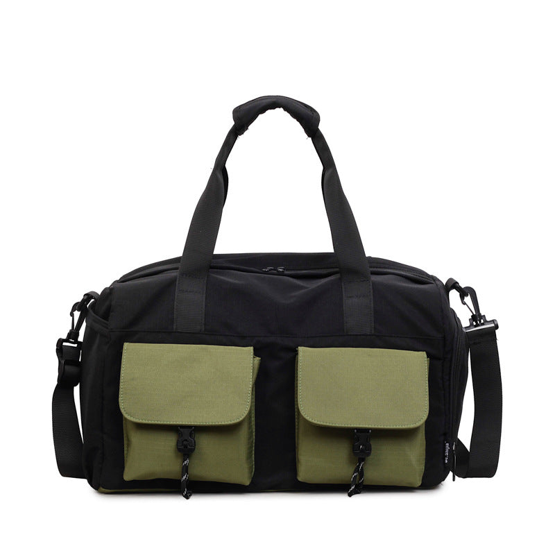 Multifunctional tote bag with comfortable shoulder padding and numerous outer pockets Bowlift