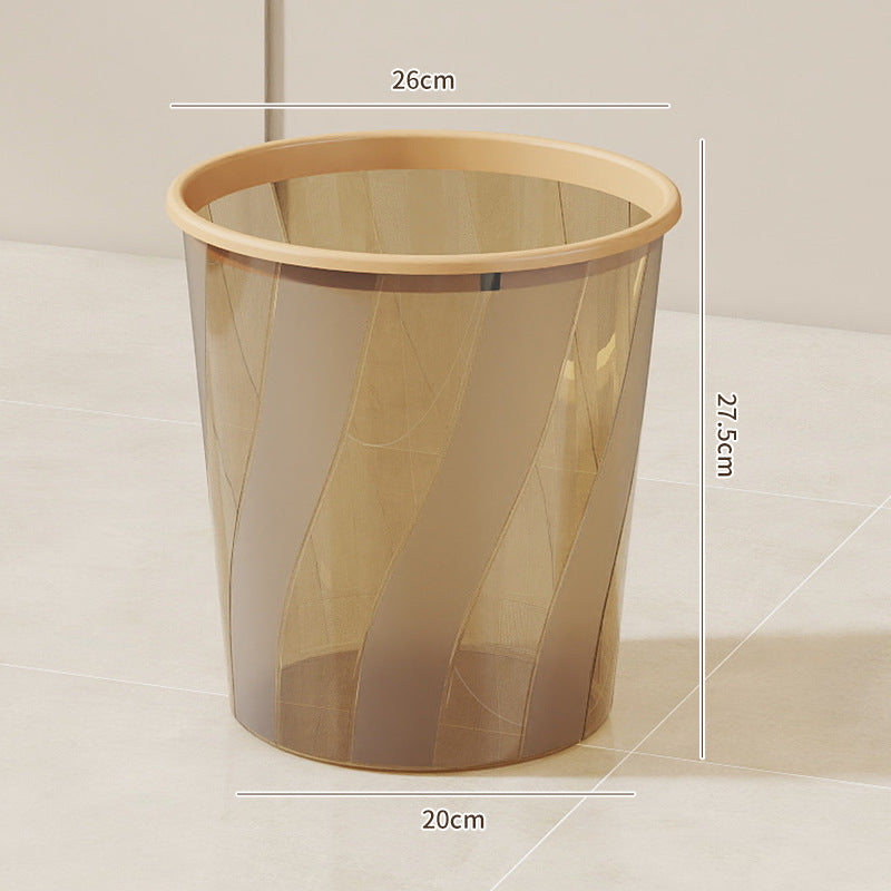 Women Plastic Trash Can with Modern Design Bowlift