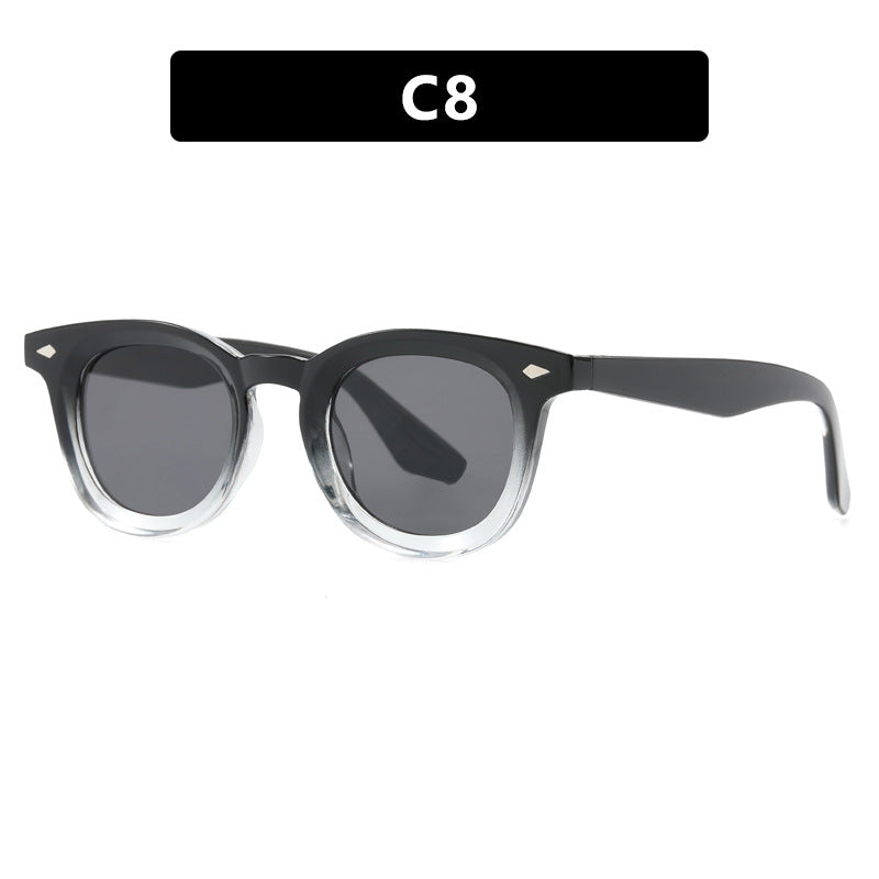 Women's fashion Cat-Eye sunglasses with transparent frame Bowlift