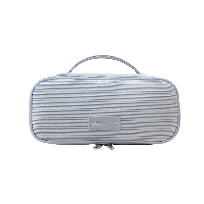 Textured Travel Makeup Case Bowlift